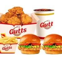 Combos de frango crocante e sanduíches da Gutts Delivery